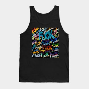 Fuck rainbow Tank Top